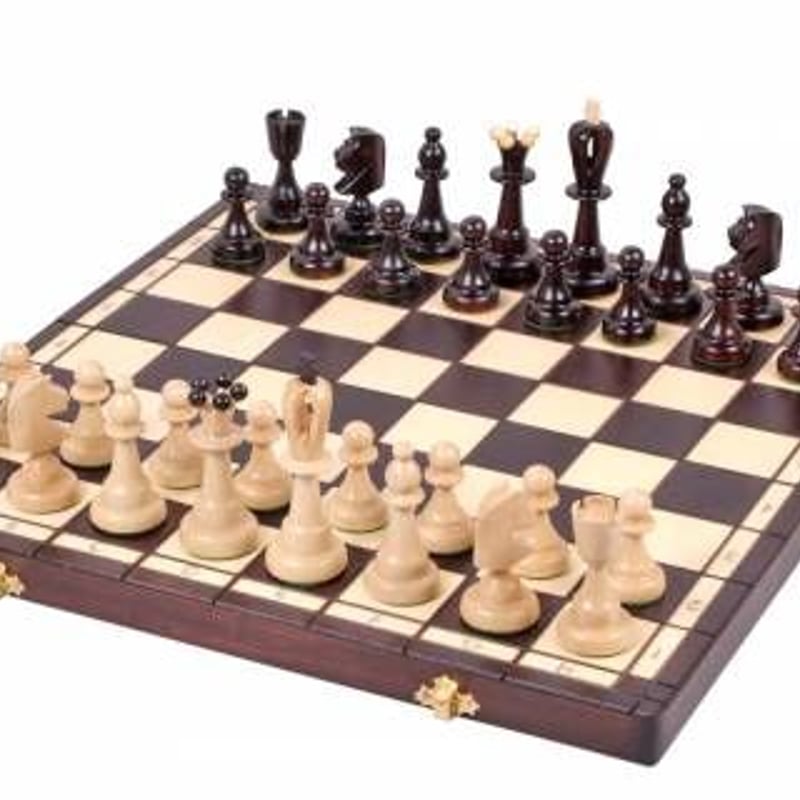 CH115 Brown ACE 40cmチェス盤チェス駒セット 駒収納 | 世界の CH115 Brown ACE 40cmチェス盤チェス駒セット 駒収納 | 世界の