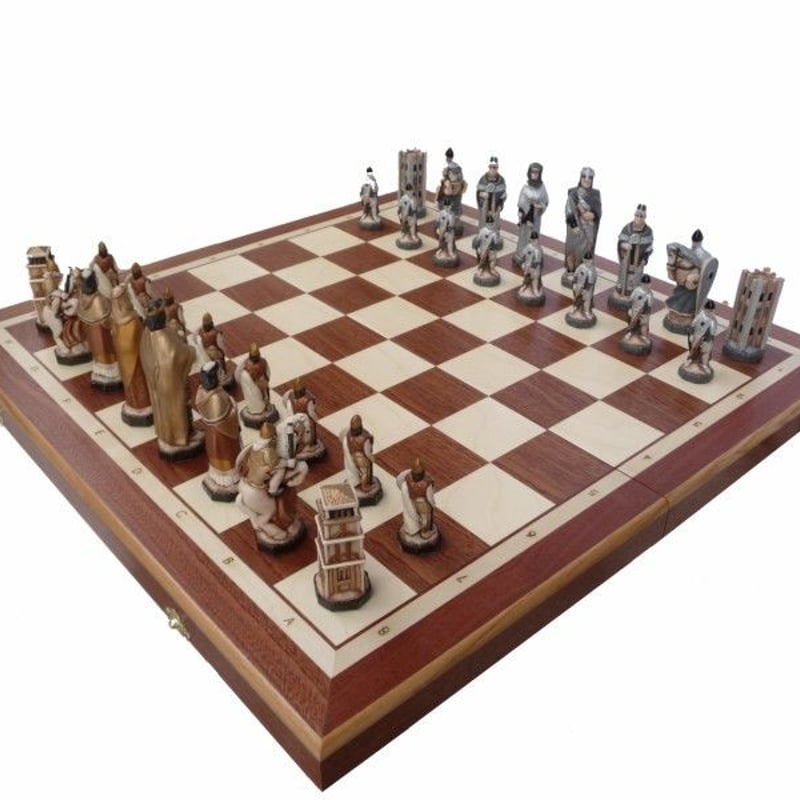 CH158 イングランド55cmチェスセット チェス盤チェス駒セット