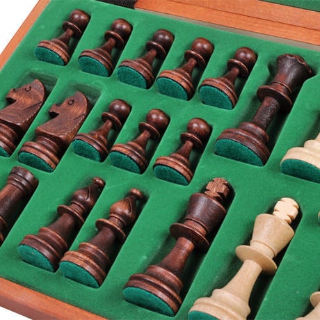 CHW42 SET  トーナメントチェスセットＮＯ5(Mサイズ)47cmチェス盤　チェス駒セット　Staunton Chess Set