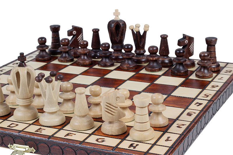 CHW93 ROYAL/ロイヤル30cmチェス盤チェス駒セット Poland small w