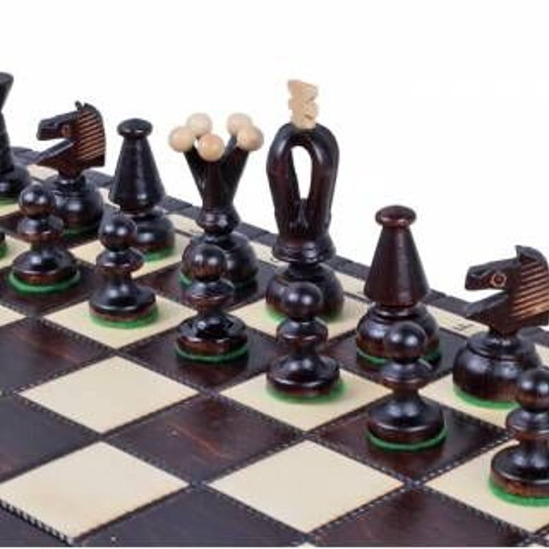 CH112Brown キングスチェスセット35cmチェス盤チェス駒セット 駒収納