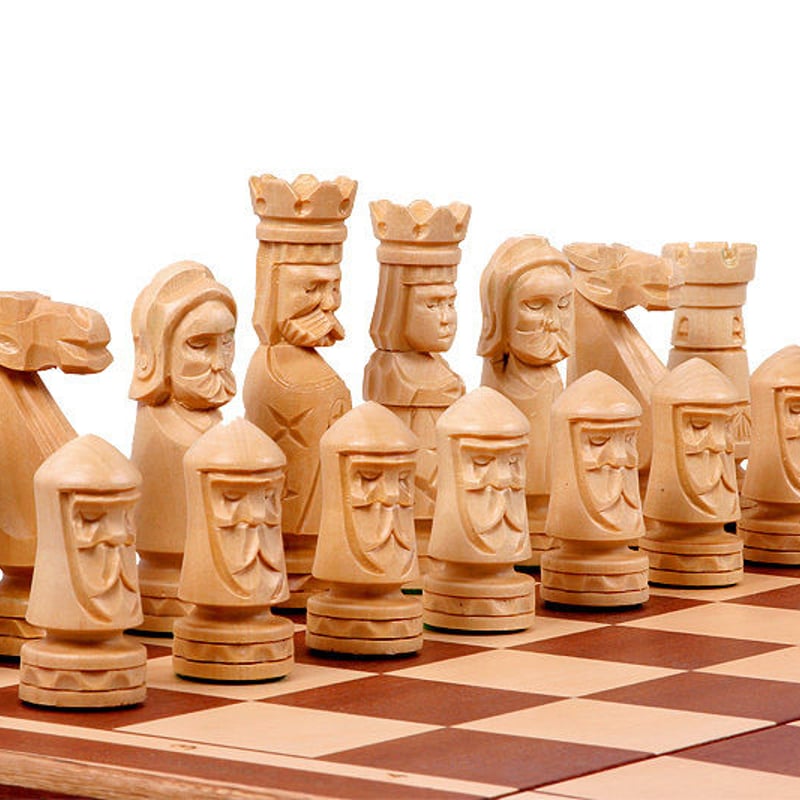 CH106C キャッスル56cmチェスセット チェス盤チェス駒セット