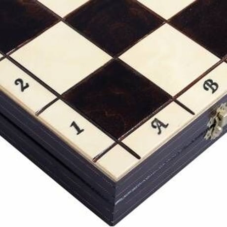 CH114Brown　　クリスマスチェス　50cmチェス盤チェス駒セット  駒収納