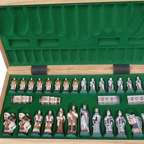 CH158　イングランド55ｃｍチェスセット　チェス盤チェス駒セット　ENGLAND Chess Set ♡