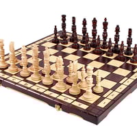 CH119 インディアン53cmチェスセット チェス盤チェス駒セット INDIAN