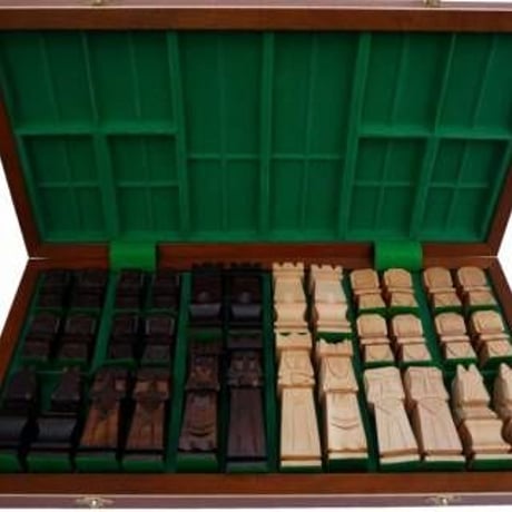 CH116　ORAWA　50cmチェス盤チェス駒セット  駒収納