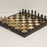 セール！！　AJEDREZ   /26cmチェス盤チェス駒セット  駒収納