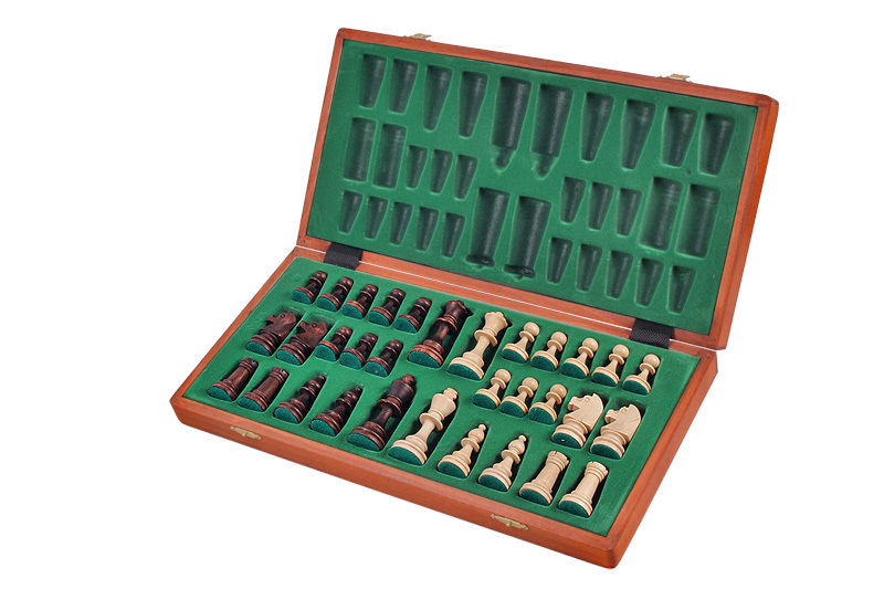 CHW41 トーナメントチェスセットNO4(Sサイズ)40cmチェス盤 チェス駒