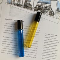 【クリックポスト対応】　８ml ロールオンボトル　イエロー　日本製【メンズ　香水　アロマ　フレグランス　ハッカ　肩こり　調香】