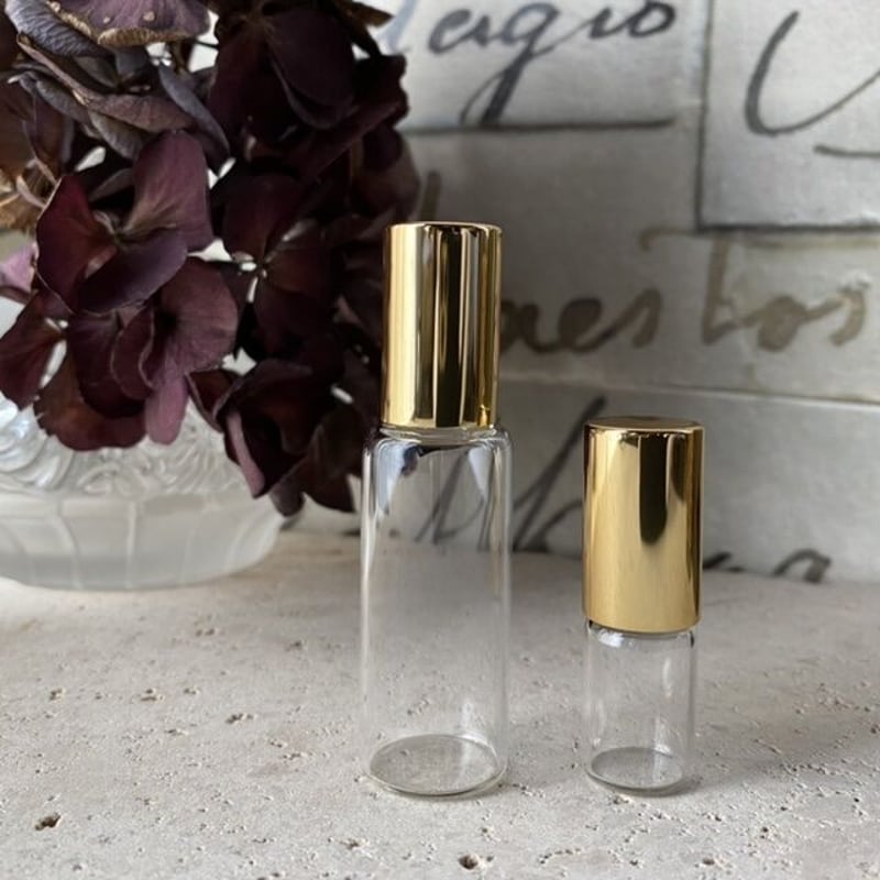 クリックポスト対応】 10ml太 ロールオンボトル ゴールド