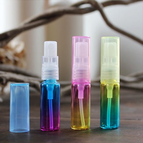 【クリックポスト対応】４ml グラデーションガラスアトマイザー（カラーAT 48075）日本製 【メンズ　香水　アロマ　ワークショップ　プラザスタイル】
