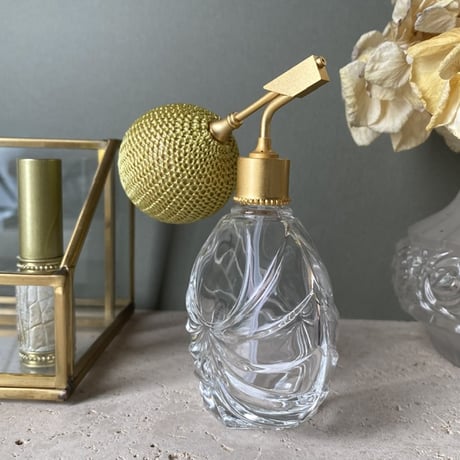 フランス製ボトル　バルブアトマイザー 50ml　369872 CLGD【クリアー　香水　ルームフレグランス　アロマ　インテリア　消臭】