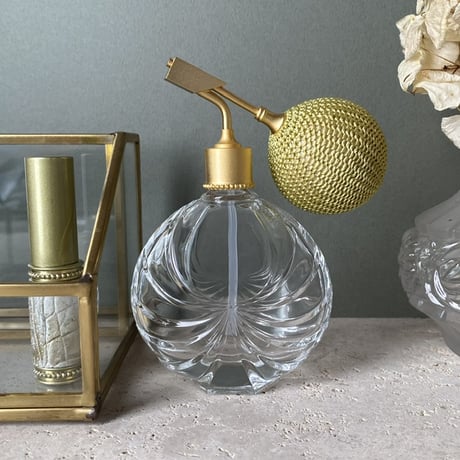 フランス製ボトル　バルブアトマイザー 50ml　369872 CLGD【クリアー　香水　ルームフレグランス　アロマ　インテリア　消臭】