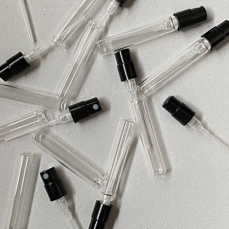 【クリックポスト対応】1.8ml 使い切りガラスアトマイザー 10個＋1個(予備)入り　バヨネット式【香水サンプル　小分け　量り売り　フレグランス　香水サブスク】