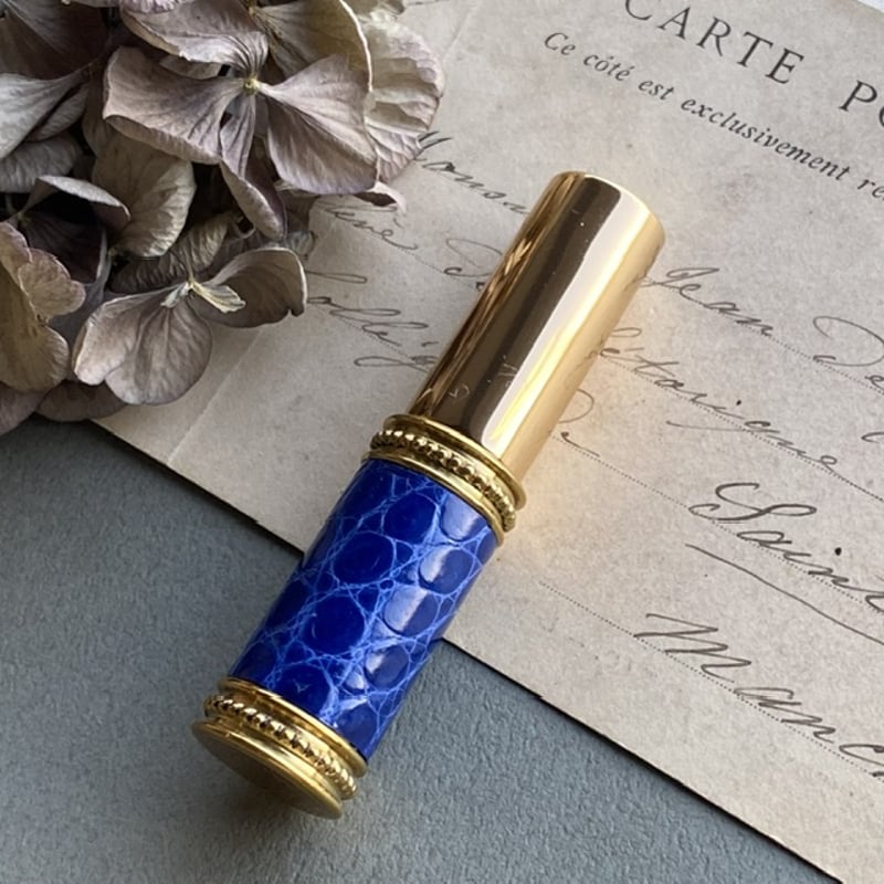 クリックポスト対応】 クロコダイル革巻き 4ML メタルアトマイザー