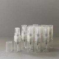＜500個＞２ML キャップ付きガラスアトマイザー 500個＋予備入り　スクリュー式【香水サンプル　香水サブスク　香水定期便　フレグランス　アロマ　小分け】