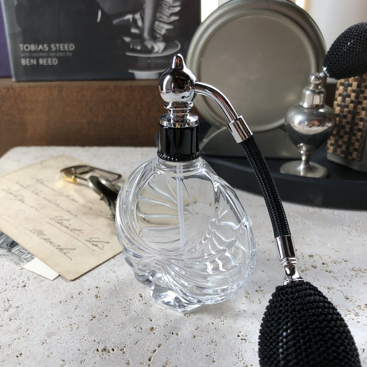 アンティーク　パフュームボトル　香水瓶　フランス製 アンティークバカラ bacarat serpentine パフュームボトル 香水瓶