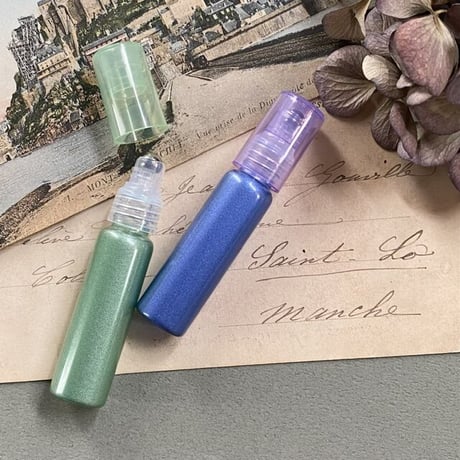 【クリックポスト対応】５ml ロールオンボトル　メタリック　日本製【ジェンダーレス　アロマ　香水　フレグランス　安眠　調香】