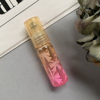 【クリックポスト対応】　４ml リボン柄 ロールオンボトル　OR/PK　日本製