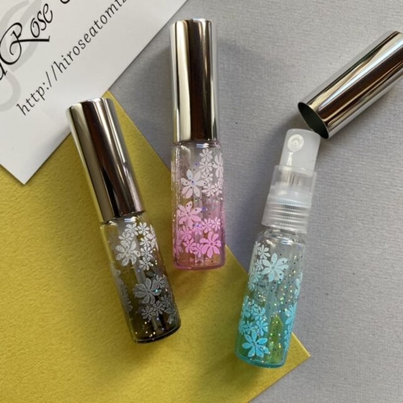 クリックポスト対応】4ml ラメプルメリング ガラスアトマイザー クリックポスト対応】4ml ラメプルメリング ガラスアトマイザー