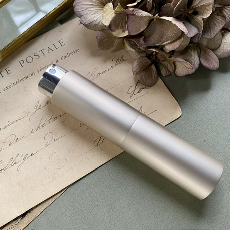 クリックポスト対応】8ml ツイストアトマイザー シャンパンゴールド