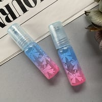 【クリックポスト対応】　４ml リボン柄 ロールオンボトル　BL/PK　日本製