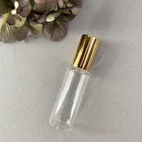 ＜10個より/40％OFF＞１０ml太 ロールオンボトル　ゴールドキャップ　日本製（金冠キャップ）【小ロット　業務用　香水　フレグランス　アロマ　調香　ワークショップ】