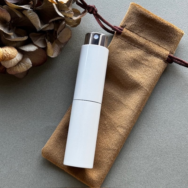 クリックポスト対応】8ml ツイストアトマイザー パールホワイト