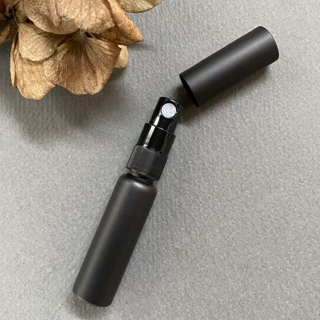 【クリックポスト対応】　５ml ALLマットブラックアトマイザーブ　黒スプレーポンプ　日本製 【メンズ　香水　フレグランス　アロマ　ギフト　ノベルティー】