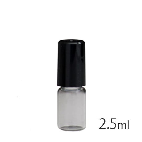 【クリックポスト対応】２.５ml ロールオンボトル　日本製（ブラックキャップ 33213）【メンズ　香水　フレグランス　アロマ　リフレッシュ　爪のケア】