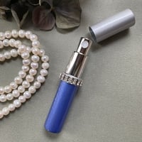 【クリックポスト対応】　エリザベート 携帯用アトマイザー　メタリックブルー　日本製【香水　フレグランス　調香　アロマ　ヴィンテージ　スワロ】