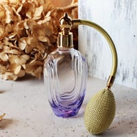 フランス製ガラスボトル　バルブアトマイザー　459853 PUCLGR/YE【香水　フレグランス　アロマ　消毒　除菌　インテリア　エタノール】