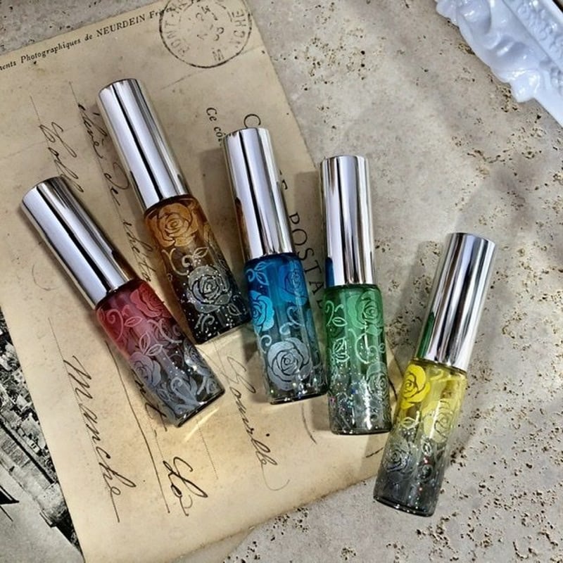 クリックポスト対応】4ml ラメ薔薇 ガラスアトマイザー(68121 クリックポスト対応】4ml ラメ薔薇 ガラスアトマイザー(68121