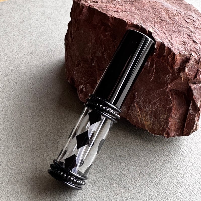 ポスト便】 メタルアトマイザー 4ML ブラック／トランプ 日本製【香水