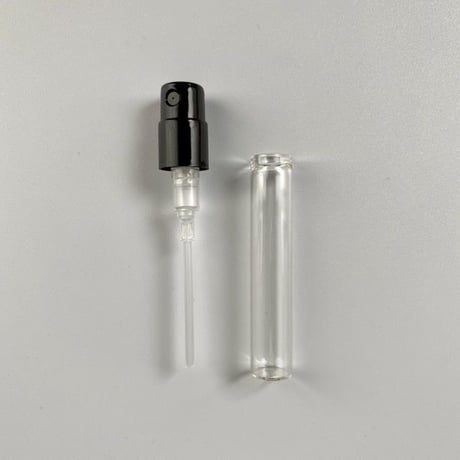 【クリックポスト対応】1.8ml 使い切りガラスアトマイザー 10個＋1個(予備)入り　バヨネット式【香水サンプル　小分け　量り売り　フレグランス　香水サブスク】
