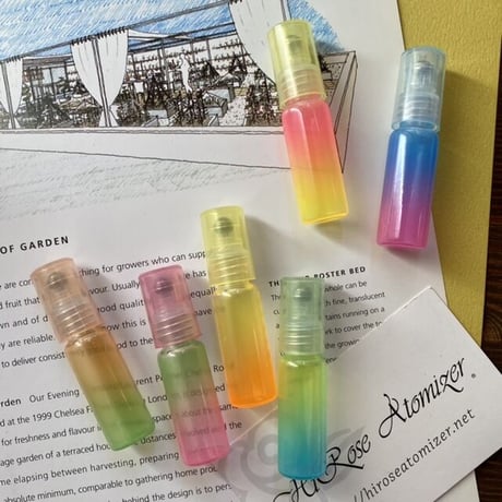 【クリックポスト対応】４ml ネオングラデ　ロールオンボトル（ネオングラデ）日本製【コロコロ　香水　フレグランス　アロマ　消毒　肩こり　ハッカ油】