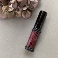 【クリックポスト対応】　リザード革巻き　メタルアトマイザー ピアノブラック　日本製【メンズ　香水　フレグランス　アロマ調香　プレゼント　ギフト】