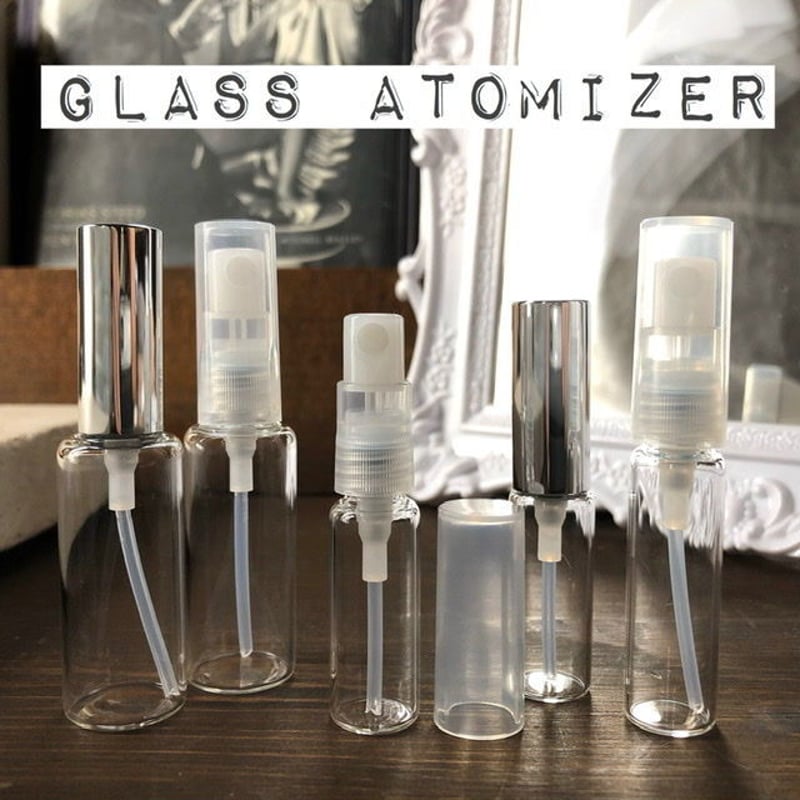 クリックポスト対応】 10ml クリアーガラスアトマイザー 47146 日本