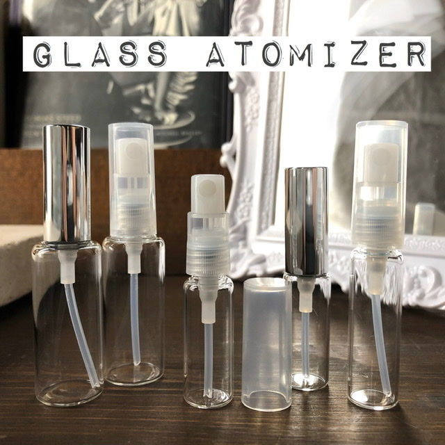 クリックポスト対応】 10ml クリアーガラスアトマイザー 47146 日本