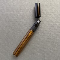 ＜10個入り＞８ml 遮光瓶アトマイザー　黒アルミキャップ／黒スプレーポンプ　日本製 【小ロット　香水　フレグランス　アロマ　調香　レッスン　ワークショップ】