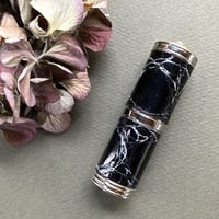 クロコダイル革巻き　ブラスアトマイザー　PBk-BKSV01   日本製【最高級　メンズ　香水　フレグランス　アロマ　ギフト　ワニ革　送料無料】