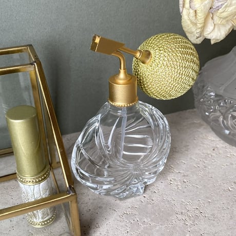 フランス製ボトル　バルブアトマイザー 50ml　369872 CLGD【クリアー　香水　ルームフレグランス　アロマ　インテリア　消臭】