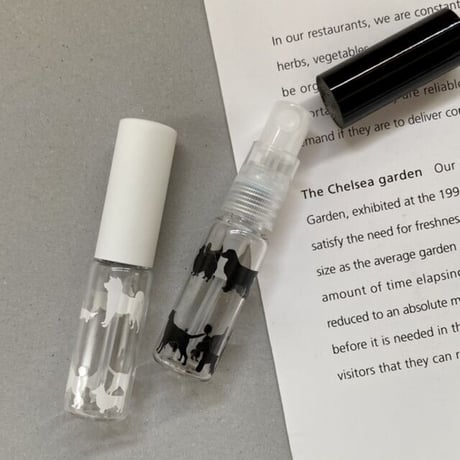 【クリックポスト対応】４ml ガラスアトマイザー　Dog's   57153　日本製 【動物愛護週間　保護犬　保護猫　チャリティー　寄付　香水　アロマ】