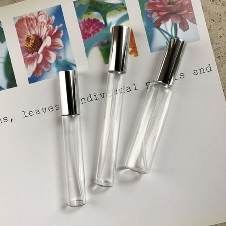 【クリックポスト対応】　８ml シルバーメタルスプレー アトマイザー　日本製 【香水　フレグランス　アロマ　消毒　除菌　ワークショップ】