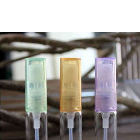 ＜10個以上アソート可45%OFF＞２.５ml クリアーガラスアトマイザー　全7色　36070　日本製 【香水サンプル　香水定期便　量り売り　業務用　フレグランス　アロマ　漏れない】