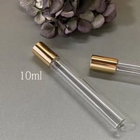 ＜10個より/40％OFF＞１０mlロング　ロールオンボトル ゴールドキャップ　日本製（金冠キャップ）【小ロット　業務用　香水　フレグランス　アロマ　調香　ワークショップ】