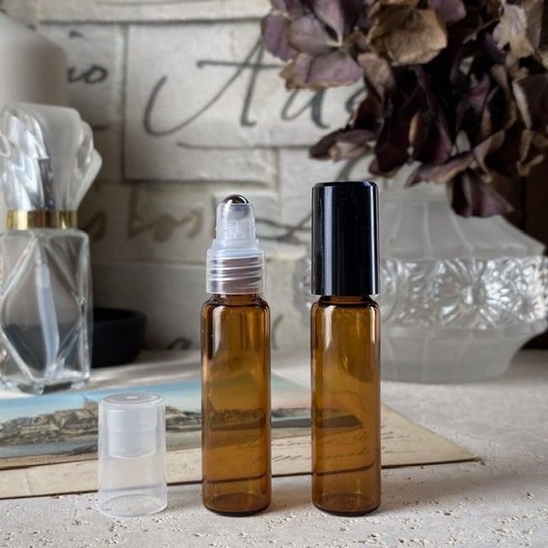 10個 アソート可＞ 5ml 遮光瓶 ロールオンボトル プラスチック