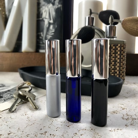 【クリックポスト対応】５ml ガラスアトマイザー　メタルポンプ（78100）日本製【香水　フレグランス　アロマ　除菌　メンズ　遮光】