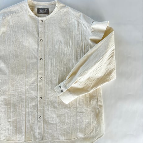 ノーカラーフレンズシャツ〈即お届け〉