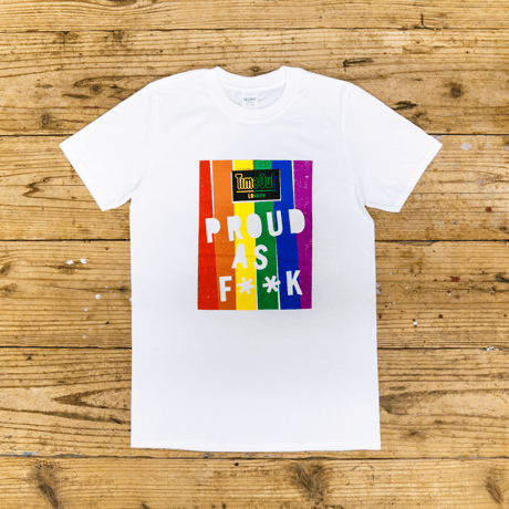 タイムアウト‘Proud as F**k’コットンTシャツ / Time Out ‘Proud as F**k’ cotton T-shirt ( S, M, L )